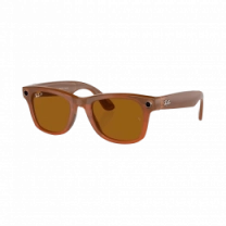 Смарт-окуляри Ray-Ban Meta Wayfarer Shiny Caramel/Polar Brown size L (RW4006 670683 50-22)