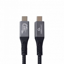 Кабель Cablexpert CCBP-USB4-CMCM240-1.5M, преміум якість, USB4, C-тато/C-тато, 1,5 м.