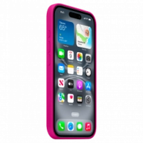 Чохол iPhone 16 Plus Silicone Case with MagSafe - Fuchsia (MYYE3)