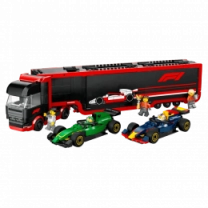 Конструктор LEGO City Грузовик F1 с автомобилями RB20 и AMR24