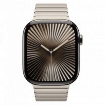 Apple Watch Series 10 GPS + Cellular 46mm Natural Titanium Case with Natural Link Bracelet (MX163