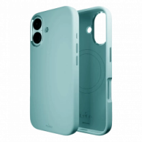 Чехол Puro Liquid Silicon Cover "ICON MAG PRO" with Magsafe, iPhone 16, green PUIPC1661ICONMPGRN