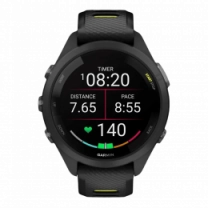 Смарт-годинник Garmin Forerunner 265S Black Bezel and Case w. Black/Amp Yellow S. Band (010-02810-13) UA