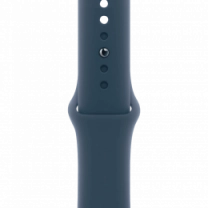Apple Watch Series 9 41mm Silver Aluminum Case with Storm Blue Sport Band S/M (MR903) Б/У