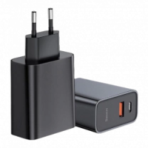 Адаптер Baseus Speed PPS QC 30W USB+Type-C Black (CCFS-C01)