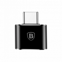 Переходник Baseus Mini Type-C to USB Converter Black (CATOTG-01)