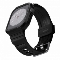 Чехол и ремешок 2в1 Spigen для Apple Watch 45mm/44mm Rugged Armor Pro, Black(062CS25324)