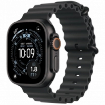 Apple Watch Ultra 3 GPS + Cellular 49mm Black Titanium Case with Black Ocean Band (MF0J4)