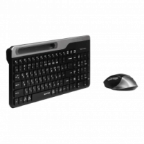 Комплект A4Tech Fstyler FB2535C клавіатура з мишою , USB, колір димчато-сірий