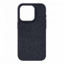 Чехол Njord Salmon Leather MagSafe Case Black для iPhone 15 Pro Max (NA54SL00)