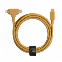 Native Union Belt Cable Universal USB-C to USB-C/Lightning Kraft (1.5 m) (BELT-CCL-KFT-NP)