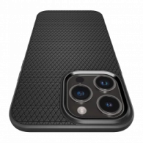 Чохол Spigen  iPhone 14 Pro Max Liquid Air, Matte Black (ACS04813)