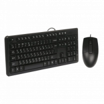 Комплект клавіатура+мишка KK-3+OP-330S, USB, Чорна