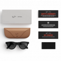 Смарт-окуляри Ray-Ban Meta Headliner Matte Black Frame/Clear-Grey Transitions Lenses (RW4009 601S1Z 50-23)