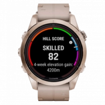 Смарт-часы Garmin Fenix 7S Pro Sapphire Solar Soft Gold w. Limestone L. Band (010-02776-30) UA