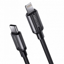 Кабель Keephone PD 27W Type-C to Lightning Pitta Black (KPPITTACLBK)