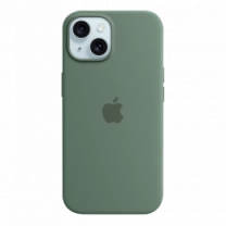Чохол силіконовий iPhone 15 Silicone Case with MagSafe Cypress (MT0X3)