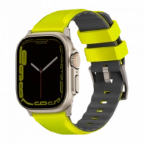 Ремешок Uniq Linus для Apple Watch 49 | 45 | 44 | 42 mm Lime Green (Uniq-49MM-LINUSLGRN)