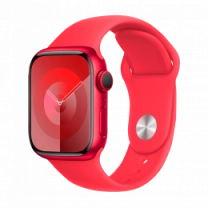 Apple Watch Series 9 41mm (PRODUCT)RED Aluminum Case with (PRODUCT)RED Sport Band M/L (MRXH3)