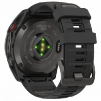 Смарт-часы Garmin Fenix 8 Pro (51 мм) AMOLED Sapphire, титан Carbon Gray DLC с силиконовым ремешком (010-03199-01)