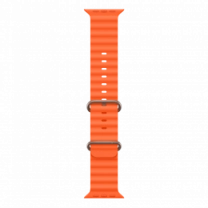 Apple Watch Ultra 2 49mm Titanium Case with Orange Ocean Band (MREH3)