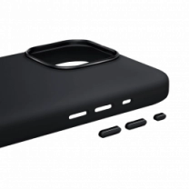 Чехол Keephone Rosana Liquid Silicone MagSafe Case for 15 Pro Max black (MC-0141ip15pmblk)