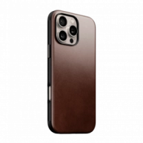 Чехол Nomad Modern Leather Case Rustic Brown Horween for iPhone 16 Pro Max (NM01689485)