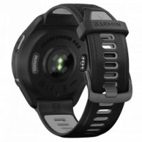 Garmin Forerunner 965 Carbon Gray Titanium Bezel w. Blk Case and Blk/Powder Gray S. Band (010-02809-00/10)