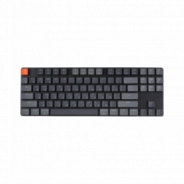 Клавіатура механічна Keychron K1SE 87Key, Gateron Red, BT/USB-A, Low Profile, EN/UKR, White Led, чор