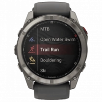 Смарт-часы Garmin Fenix 8 Pro (51 мм) AMOLED Sapphire, титан с графитово-черным ремешком (010-03199-11)