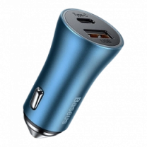 АЗП Baseus USB+USB-C Golden Contactor Pro 40W Blue (CCJD-03)