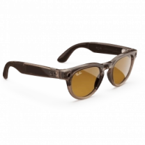 Смарт-окуляри Ray-Ban Meta Headliner Shiny Warm Stone Frame Clear/Clear Lenses (RW4009 6705ZX 50-23)