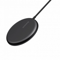БЗП Baseus Simple Mini Magnetic Wireless Charger For IP12 with Type-C Cable Black (WXJK-F01)