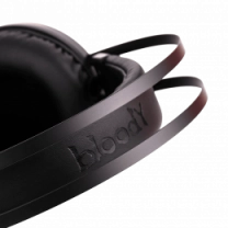 Гарнітура ігрова Bloody G521 з підсвічуванням, USB, колір чорний