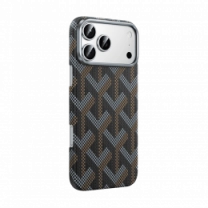Чехол Keephone KEVLAR PRAGUE MagSafe Case for 17 Pro Max Meteor (KPKVPG17PMMT)