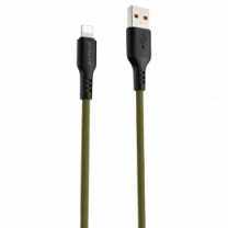 Кабель Proove Rebirth Lightning 2.4A (1m) (green)