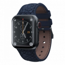 Ремешок Njord Salmon Leather Strap Petrol для Apple Watch 45mm/44mm (SL14121)