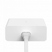 Зарядний пристрій мережевий Belkin 108Вт 2хUSB-С GAN PD PPS/2хUSB-A, White (WCH010VFWH)
