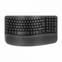 Комплект беспроводной эргономичной клавиатуры LOGITECH Wave Keys - Graphite