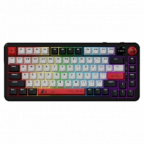 Бездротова механічна клавіатура Ajazz AK820 MAX Avocado Switch Black RGB (AK820MAX-AS-BG)