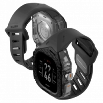 Ремінець AULUMU Carbon Fiber Cover+Orange Band  titanium+black A01-CF-OG