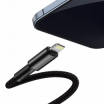 Кабель Baseus High Density Braided Type-C to Lightning PD 20W 2m Black (CATLGD-A01)