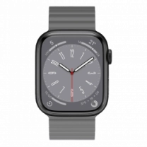 Ремешок Wiwu для Apple Watch 38/40/41mm Magnetic silicone watch band Gray-Orange