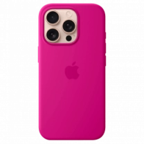Чохол iPhone 16 Pro Max Silicone Case with MagSafe - Fuchsia (MYYX3)