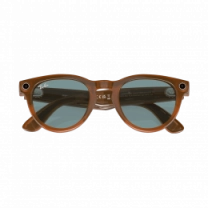 Смарт-окуляри Ray-Ban Meta Headliner Shiny Caramel/Blue with blue-violet light filter (RW4009 670680 50-23)