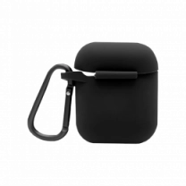 Чехол Blueo Liquid Silicone Case для AirPods with Carbine Black