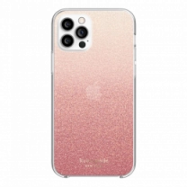 Чохол Kate Spade iPhone 12/12 Pro Glitter Ombre Sunset Pink (KSIPH-153-GLOSN)