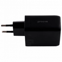 Адаптер Proove Shot GaN 67W (2Type-C+USB) (black)