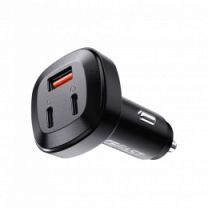 АЗП Acefast B3 66W 2 Type-C + USB (black)