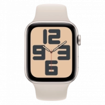 Apple Watch SE (gen 2) 2023 44mm Starlight Aluminum Case with Starlight Sport Band (M/L) (MRE53) Б/У